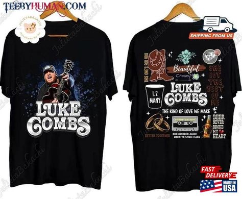 Luke Combs World Tour Shirt, Country Music 2024, Fans Gift, Bullhead Combs, 2024 Shir T-Shirt Sweatshirt Check more at https://teebyhuman.com/product/luke-combs-world-tour-shirt-country-music-2024-fans-gift-bullhead-combs-2024-shir-t-shirt-sweatshirt/ World Tour Shirt, Create T Shirt Design, Luke Combs, Iconic Album Covers, Band Logos, Create T Shirt, Tour Shirt, World Tour, Country Music