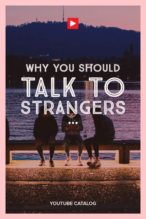 You never know how much of a difference you might make by simply saying 'hello'. Talk to strangers? Are you crazy? Yes. But after reading the book, Sorry I'm Late, I Didn't Want to Come by Jessica Pan, I learned something that changed my perspective about talking to strangers. I learnt that people who talk to strangers during their commutes are happier. Strangers will surprise you, intrigue you. You'll surprise yourself. Hello Talk, Talking To Strangers, Talk To Strangers, Youtube Comments, Yes But, How To Make Comics, Liking Someone, You Never Know, Change Me