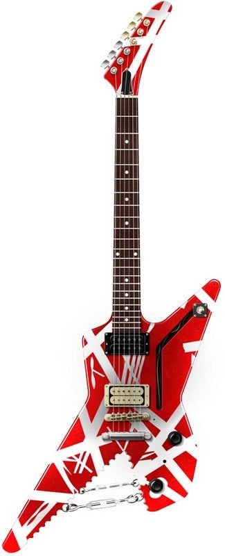 Eddie Van Halen's 1975 Ibanez Destroyer 2459 “The Shark” – Ground Guitar Eddie Van Halen Guitar, Van Halen Guitar, 1959 Gibson Les Paul, Gibson Explorer, You Really Got Me, Guitar Amps, Flying V, Les Paul Custom, Eddie Van Halen