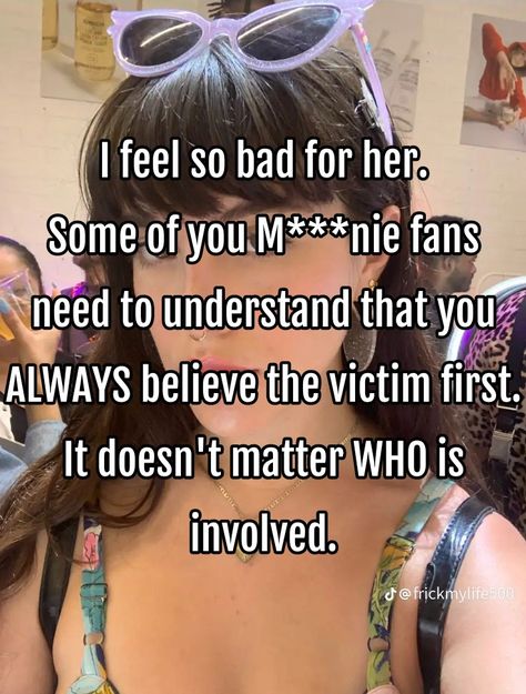 "B-but why is she only waiting until Mel gets p-popular!! S-shes just jealous!!" No??? You guys would say that even if she wasn't that popular anymore lets be completely real. And I KNOW you all would've believed Timothy if it was someone else involved. Melanie Allegations, Felony Fartinez, Timothy Heller, Relatable Whispers, Never Say Never, Always Believe, Funny Relatable Quotes, Whisper Quotes, Melanie Martinez