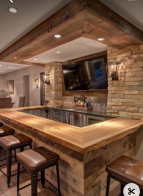 Indoor Bars For Home, Basement Bar Area, Basement Family Rooms, Bar Design Ideas, Basement Bar Plans, Game Room Ideas, Crib Ideas, Basement Bar Design, Basement Bar Ideas