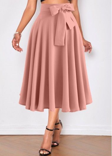 Size:L;Size:M;Size:XXL;Size:S;Size:XL;Color:Pink;Skirts Length:Mid Calf;Package Contents:1 X Skirt;Collection theme:Secret Garden;Skirts Style:Casual;Washing Instructions:Hand Wash /Machine Washable;Decoration:Bow;Composition:100% Polyester;Skirts Silhouette:A Line;Collection serie:少女的秘密花园;Color Scheme:Pink; Trending Skirt, High Tea Dress, Round Skirt, Skirts Style, Pink Skirts, Skirt Collection, Shweshwe Dresses, Bottoms For Women, Lace Gown Styles