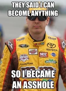 Nascar Quotes, Nascar Memes, Funny Love Quotes For Him, Kyle Bush, Love Memes For Him, Funny Love Quotes, Funny Tumblr Stories, Racing Quotes, Kurt Busch