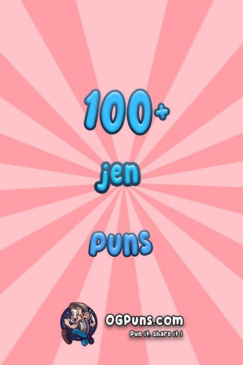 Get ready to 'jen-erate' some laughter with these #pun-believable Jen #puns! 😄🎉 Let's 'pin-spire' smiles and share the #pun-tastic fun!Why did Jen bring a ladder to the bar? Because she heard the drinks were on the 'house'!What do you call a group of trendy Jens? 'Fashjenistas'!How does Jen stay cool in summer? She's a 'fan'-tastic #pun lover!Save these '#pun-derful' Jen puns to brighten someone's day! 📌💖 #JenPuns #Pun-nyJen #ShareTheSmiles Punny Jokes, Toned Tummy, Funny Puns Jokes, Puns Jokes, Math Books, Word Play, Funny Puns, You Funny, Bones Funny