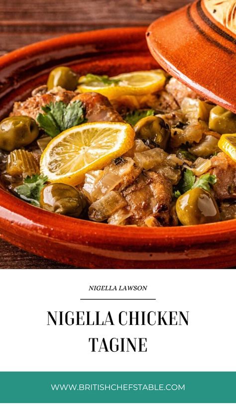 Nigella Chicken Tagine Tagine Recipes Chicken, Moroccan Dish, Moroccan Chicken Tagine, Moroccan Tagine Recipes, Slow Cooker Moroccan Chicken, Moroccan Chicken Recipe, Recipes Aesthetic, Nigella Lawson Recipes, Moroccan Recipes