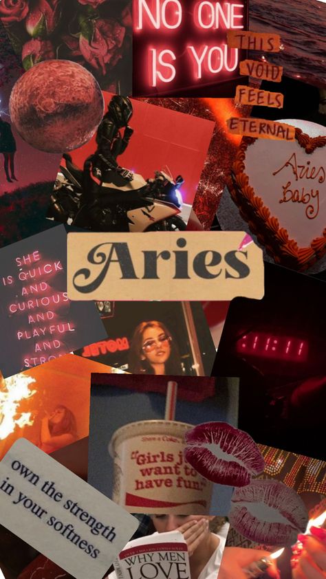 #aries#ariescore Sun In Aries, Aries Aesthetic, Aries Baby, Aries Quotes, Sun Aesthetic, Kpop Iphone Wallpaper, Image Collage, Aries Woman, 12 Zodiac Signs