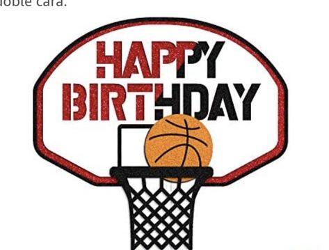 Jordan Cake Topper Printable Free, Basketball Ring Cake Topper Printable, Happy Birthday Basketball Theme, Basketball Cake Topper Printable, Basketball Torte, Basketball Topper, Happy Birthday Basketball, Basketball Cake Topper, Basketball Birthday Cake