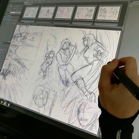 Reposting @st_kawaii: Storyboarding again! . . .#wip #doodle #oc #manga #originalcharacter  #comic #clipstudiopaint #panels #illustration  #animedoodle #mangadoodle #animeart #mangaart #manga #comicbook  #sketch #boceto  #art #instaart  #traditional #artofinstagram #artist_sharing #artistsoninstagram Manga Panel Drawing Reference, Comicbook Sketches, Manga Paneling Tips, Webcomic Panel Layout, Manga Panel Example, Manga Introduction Panel, Gakuen Babysitters, Princess Jellyfish, Comic Book