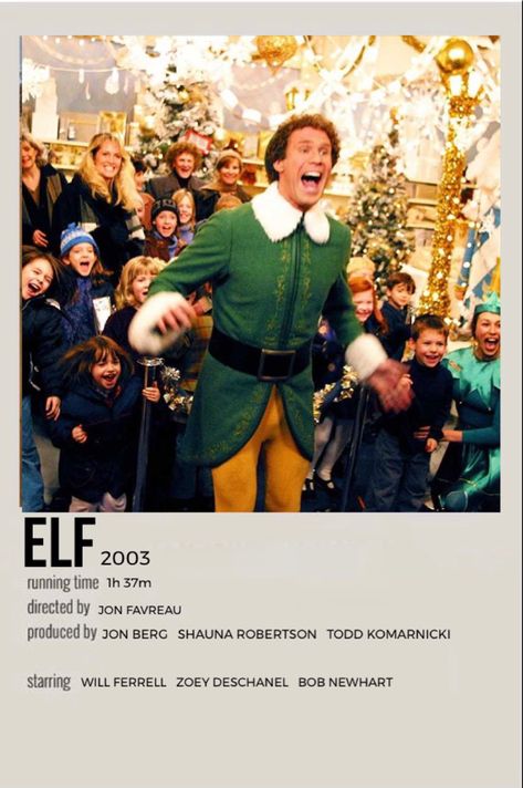 Christmas Movie Poster, Elf 2003, Christmas Movies List, Best Christmas Movies, Christmas Films, French Movies, Elf Movie, Xmas Wallpaper, Christmas Collage