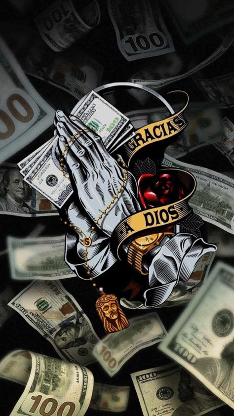 Time Is Money Part. ll Latina Wallpaper, Thankful To God, Dope Wallpaper Iphone, The Joker Illustration, Ways To Get Rich, Money Wallpaper Iphone, Black Hd Wallpaper, Hip Hop Artwork, Broken Screen Wallpaper