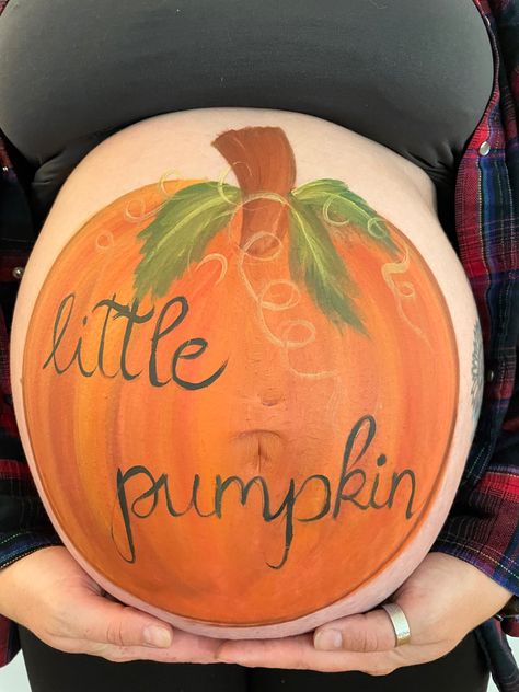 Bump Painting, Pumpkin Painted, Belly Paint, Pregnant Belly Painting, Belly Art, Pumpkin Pictures, Baby Bump Photos, Belly Painting, Pregnant Halloween