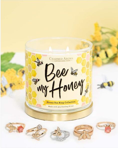 Candle Protection, Bee Candle, Royal Essence, Lilin Aroma, Bee Candles, Jewel Candles, Charmed Aroma, Honey Candle, Candle Obsession