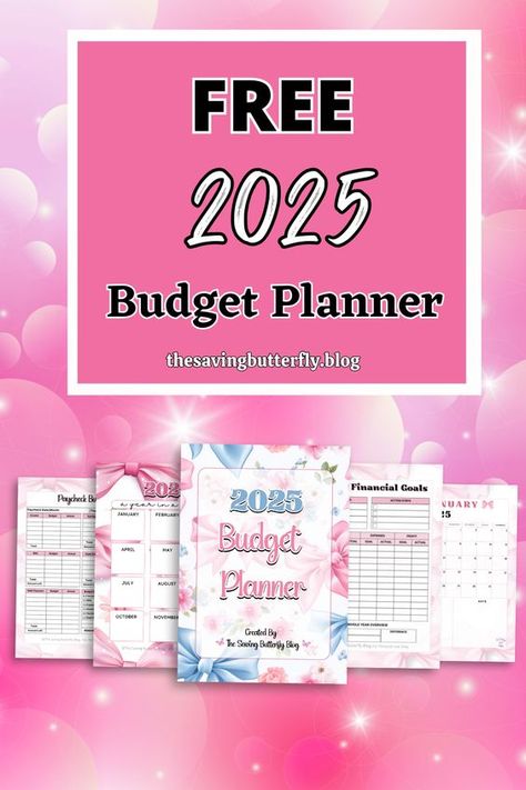 If you are ready to take your 2025 finances to the next level, and want to budget like a pro, grab the free 2025 Budget Planner! 2025 Budget Planner, Free Finance Planner, Budgeting Finances Printables Free, Budget Binder Free Printables, Budget Binder Free, Savings Plan Printable, Free Budget Planner, Printable Budget Sheets, Household Budget Template