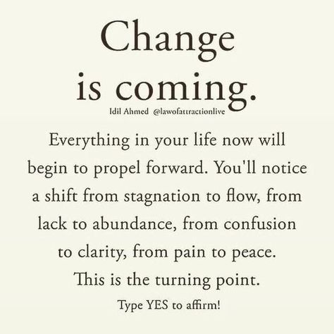 Successful Affirmations, Change Is Coming, Law Of Attraction Affirmations, Positive Self Affirmations, Manifestation Affirmations, Manifestation Quotes, Daily Affirmations, Affirmation Quotes, The Words