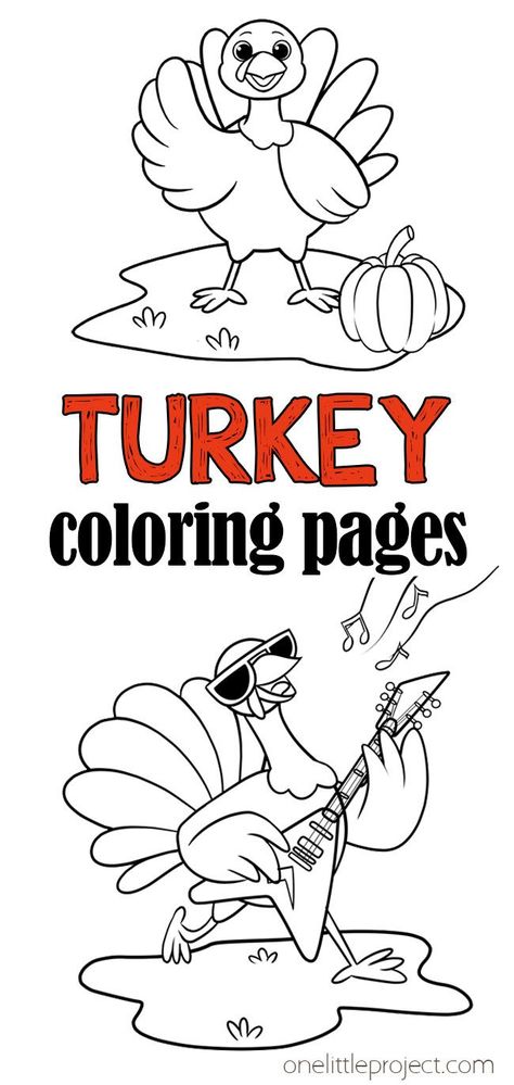 Free printable turkey coloring pages that are so much fun to color for kids of all ages, and adults too! These cute turkey coloring sheets are a great kids activity, perfect for rainy autumn weather, a school Thanksgiving craft, or for keeping the kids busy before the big holiday dinner. And they're all FREE to download and print! Turkey Free Printable, Thanksgiving Turkey Coloring Pages, Free Printable Turkey Coloring Pages, Free Printable Thanksgiving Color Pages, Turkey Color By Number Free, Thanksgiving Coloring Pages Free, Coloring Sheets For Boys, Printable Turkey Template, Thanksgiving Coloring Placemat Printable