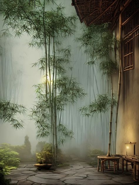 Bamboo Forest Japan, Sacred Garden, Asian Landscape, Dark Landscape, Village Photography, Ancient Beauty, Scenery Wallpaper, Japanese Culture, Dream Home Design