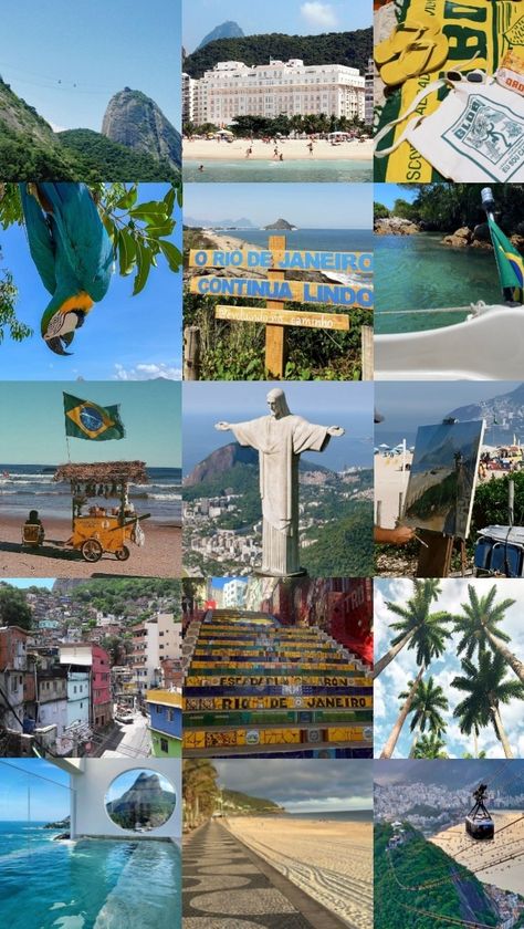 Rio de Janeiro Brazilian Wallpaper, Brazil City, Brazil Wallpaper, Brazil Cities, Brazil Vacation, Brazil Aesthetic, Ig Icons Highlights Aesthetic, Rio Brazil, Travel Inspiration Destinations