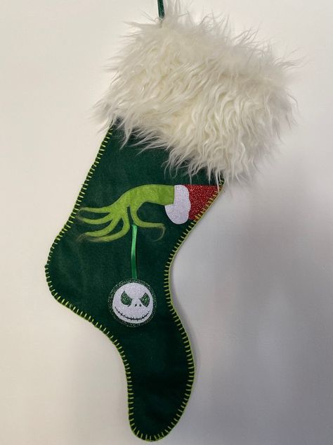 This is a bespoke Christmas stocking inspired by The Grinch

This is handmade and hand stitched for excellent quality. Please see our other character inspired products Grinch Stocking Ideas, Stocking Diy Ideas, Grinch Christmas Stocking, Grinch Stocking, Stocking Diy, The Grinch Christmas, Stocking Ideas, Grinch Christmas, The Grinch