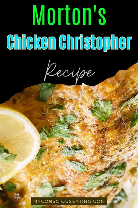 Chicken with a garnish of parsley Chicken Christopher Recipe, Chicken Recipes For Company, Cordon Blue, Chicken Diet, Sauteed Green Beans, Breaded Chicken Breast, Parmesan Crusted Chicken, Lemon Butter Sauce, Chicken Cordon