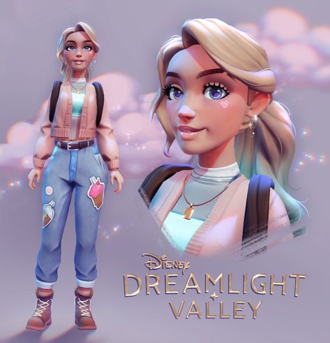 Disney Dream Light Valley Outfits, Dreamlight Valley Character Ideas, Ddv Custom Clothes, Dreamlight Valley Design Ideas Clothes, Ddv Beach Ideas, Disney Dreamlight Valley Clothes Design, Disney Dreamlight Valley Characters, Dreamlight Valley Custom Clothes, Disney Dreamlight Valley Custom Clothes