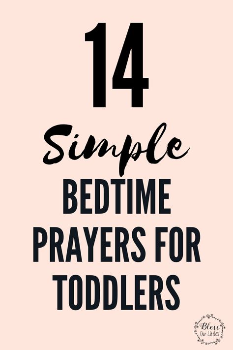 Night Prayer Bedtime Sleep Children, Scripture Before Bed, Prayers For Toddlers To Say, Kids Night Time Prayer, Nightly Prayer For Kids, Easy Prayers For Kids, Kids Night Prayer, Simple Prayers For Kids, Bedtime Prayer For Kids