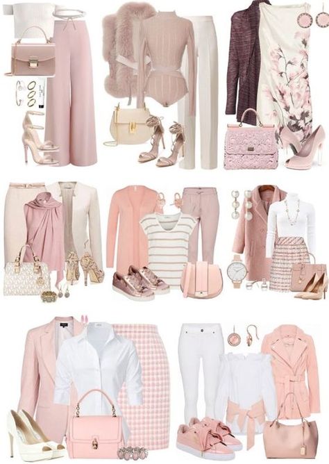 Feminine Pants Outfit, Colorful Professional Outfits, Pink Outfits Women, Modest Outfits For Summer, Pink Work Outfit, Colour Combinations Fashion, Trends 2023, Capsule Outfits, Fashion Capsule