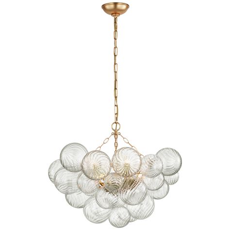 Talia Medium Chandelier - JN5111 | Visual Comfort Globe Light Fixture, Bubble Chandelier, Small Chandelier, Large Chandeliers, Ceiling Chandelier, Light Architecture, Globe Lights, Inspiration Wall, Led Chandelier