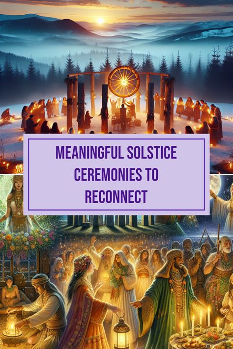 Discover the beauty and depth of solstice ceremonies as you explore traditions and rituals perfect for everyone! Embrace the inviting spirit of the changing seasons by participating in unique rituals that allow you to reconnect with nature and yourself. From candle lighting to gratitude practices, you'll find amazing ways to honor the solstice. Get inspired to create your own magical moment during this special time of year. Your chance to celebrate and reflect is here, so take action! Celebrate the solstice authentically and purposefully. Solstice Traditions, Summer And Winter Solstice, Earth Cycles, Pagan Traditions, Solstice Celebration, Candle Lighting, Reconnect With Nature, Daily Astrology, Peaceful Home