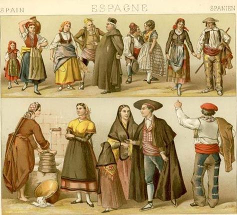 Spanish historical fashion | traditional spanish fashion traditional dress spain history of fashion ... Spain History Aesthetic, Evil Butterfly, Cultural Costumes, Rural Spain, Spain History, Spanish Costume, Outfits For Spain, Spanish Outfits, Spanish Clothing