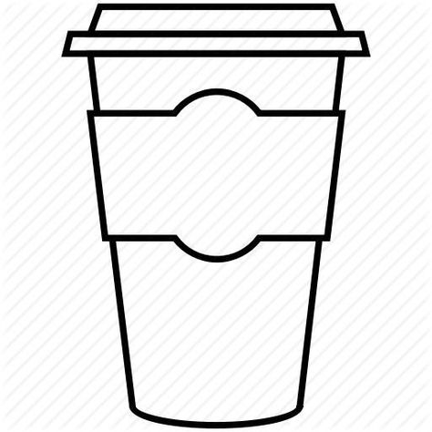 Printable Starbucks Cup, Coffee Cup Printables Free, Coffee Cup Silhouette, Printable Coffee Cup Template, Coffee Cup Template Free Printable, Starbucks Cup Template, Starbucks Template, Coffee Silhouette, Coffee Cup Template