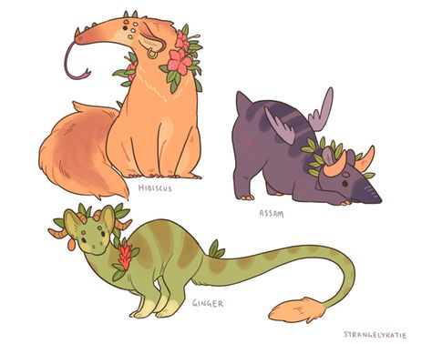 Take a Break with Strangely Katie's Calming and Restful Tea Dragons Tea Dragons, Tea Dragon, 강아지 그림, Creature Drawings, 캐릭터 드로잉, Mythical Creatures Art, Mystical Creatures, Arte Animal, Creature Concept