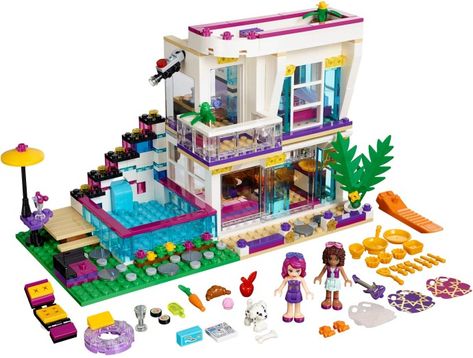 LEGO set database: 41135-1: Livi's Pop Star House Lego Friends House, Anna Et Elsa, Lego Friends Sets, Lego Girls, Friends House, Model Building Kits, Friends Series, Lego House, Friends Set