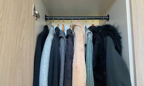 Setting store: how to keep woollen coats and puffer jackets packed away safely | Fashion | The Guardian Suit Hangers, Heavy Coat, Plastic Bins, How To Store, Dress Store, Woolen Coat, Winter Coats, Drip Dry, The Guardian