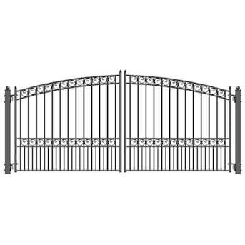 Wrought Iron Gate Designs, Driveway Fence, Decorative Screen Panels, Gate Designs, Driveway Landscaping, Iron Gate Design, Wrought Iron Gate, Fence Styles, Steel Fence