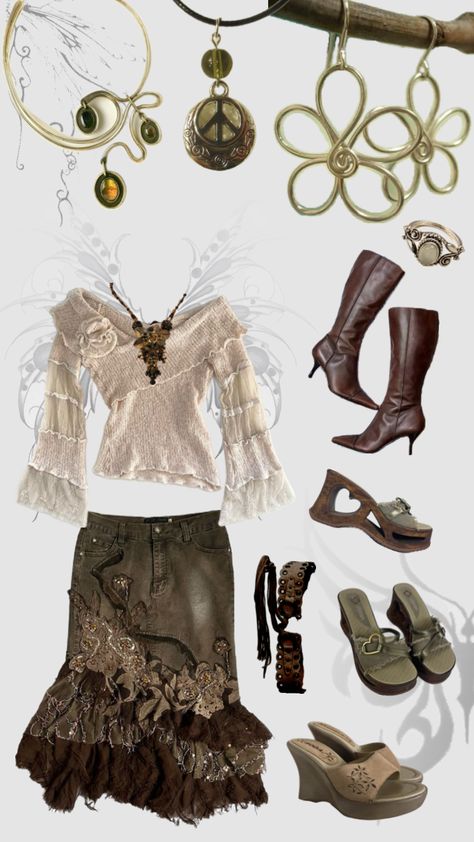 #outfit #outfitinspo #butterfly #2000sfashion #2000s Nana Clothes, Aesthetic Grunge Outfit, Fairy Clothes, Funky Outfits, Swaggy Outfits, Closet Fashion, Hippie Outfits, Outfit Style, Fashion Killa