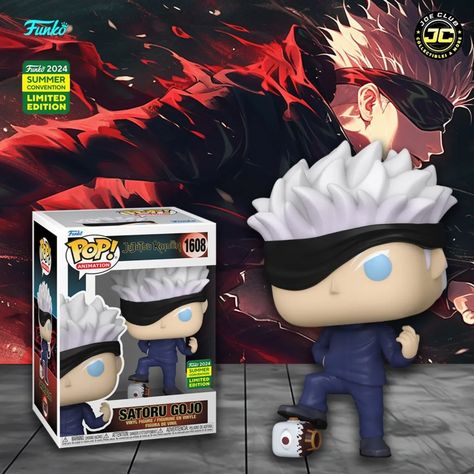 Cursed Energy, Gojo Satoru, Funko Pops, The Limited, Jujutsu Kaisen, Funko Pop, Jujutsu, Trading Cards, Pokemon