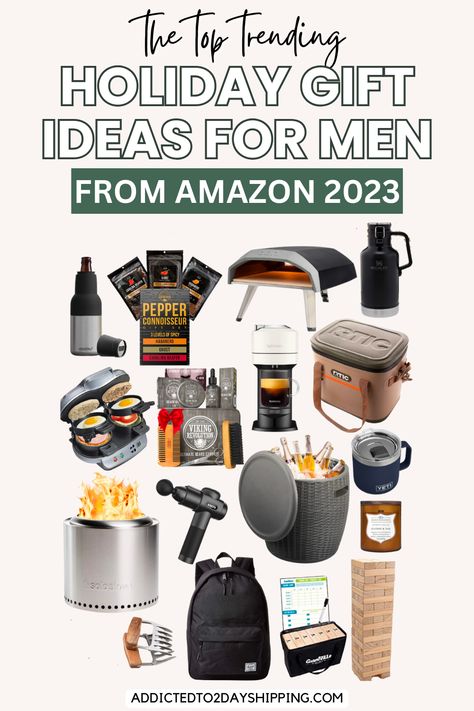 Discover the best Amazon Christmas gift ideas for the men who have everything in 2023! Whether it's a last-minute surprise, a unique find for your husband, or a thoughtful gift for coworkers, we've got you covered. Find inexpensive and small treasures that will make their holiday special. Coolest Gifts For 2023, Christmas Gifts For Men 2024, Last Minute Christmas Gifts For Men, Good Christmas Gifts For Work Party For Guys, Inexpensive Christmas Gifts For Husband, Gifts For Men Who Have Everything, Fun Gifts For Men, Holiday Gifts For Male Coworkers, Small Holiday Gift Ideas