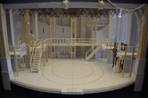 12 Fascinating Facts About Hamilton's Set Platform Set Design, Model Box Set Design, Fame Musical, Set Design Model, Moving To Chicago, Theater Design, Miniature Set, Drama Teacher, Set Design Theatre