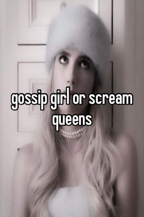 Scream Queens Whisper, Bad Makeup, Queen Aesthetic, Relatable Whispers, Socially Awkward, Scream Queens, Emma Roberts, Digital Diary, Dear Diary