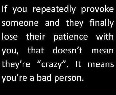 Doing something to intentionally cause another person to come out of their character is NOT ok in any way. Don’t shove a pit bull in a corner & continuously poke at it thinking eventually you won’t get bit. Unlock Hip Flexors, Flying Monkeys, Narcissistic Mother, Hip Flexors, Narcissistic Behavior, Bad Person, Toxic Relationships, Narcissism, Video Chat