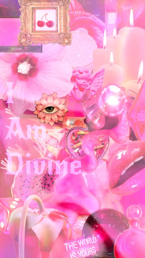 pink vibes 💕💞 #pinkbackground #pinkvibe #pinkaestheticshuffle #pinkaesthetic #divinefeminine #femme #pink #girly #divine Funky Pink Aesthetic, Pink Whimsigoth, Pink Witch Aesthetic, Pink Witch, Pink Vibes, Witch Aesthetic, Divine Feminine, Pink Wallpaper, Pink Background