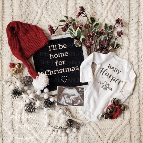 Neutral Baby Announcement, Digital Baby Announcement, Fall Pregnancy Announcement, Pregnancy Congratulations, Christmas Baby Announcement, December Baby, Surprise Baby, Christmas Pregnancy Announcement, Christmas Pregnancy