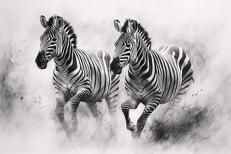 Zebra Tattoo, Zebra Tattoos, Zebra Artwork, Zebra Drawing, Tattoo Foot, Zebra Art, Watercolor Flower Art, Animals Art, Canvas Painting Diy