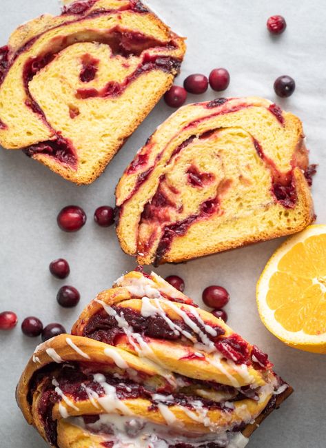 Cranberry Orange Swirl Loaf Homemade Whole Wheat Bread, Orange Sauce Recipe, Brioche Loaf, Cranberry Orange Sauce, Cranberry Orange Bread, Brioche Recipe, Canned Butter, Leftover Cranberry Sauce, Recipes Bread