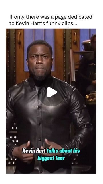 Kevin Hart fanpage on Instagram: "Kevin hart talks about his beggest fear

Follow (us) @kevinhart.Fun for more!!

#funny
#comedyvideo
#funny
#comedyshorts
#Macmcdonald
#dennisreynolds
#alwaysun
#itsalwayssunnyinphiladelphia
#comedy" Kevin Hart Funny, Dennis Reynolds, It's Always Sunny In Philadelphia, Kevin Hart, Biggest Fears, Funny Clips, Follow Us, Funny, On Instagram