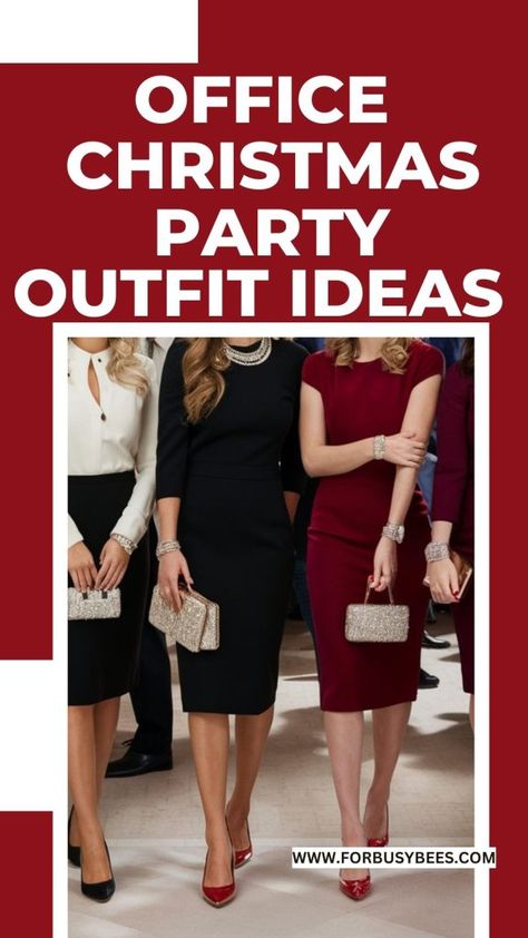 office Christmas party outfit ideas Office Christmas Party Outfit Black Women, Job Christmas Party Outfit, Christmas Work Lunch Outfit, Office Cocktail Party Outfits, Christmas Work Party Outfit Classy, Office Christmas Party Outfit Casual, Corporate Party Outfit, Business Party Outfit, Office Party Outfit Ideas