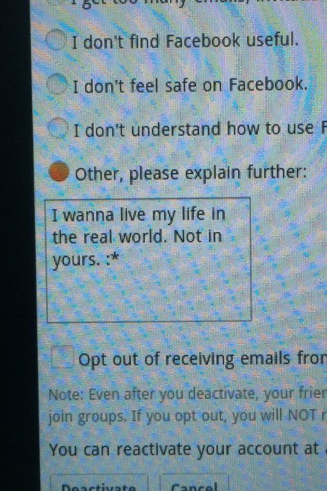 Deactivated Facebook.. Again! Facebook Fact Checkers Funny, Unfriending Quotes Facebook, Deactivating Facebook Quotes, Quit Facebook, Deactivate Facebook, Fix Your Attitude Or Leave Meme, Facebook Quotes, Very Interesting, The Real World