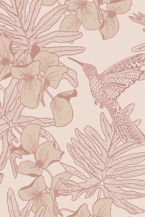 Hummingbird Fabric, Hummingbird Colors, Hummingbird Wallpaper, Pink Foil, Beach Wallpaper, Wallpaper Direct, Wallpaper Calculator, Bramble, More Wallpaper