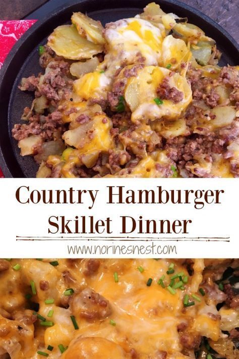 Hamburger Skillet, Hamburger And Potatoes, Meat And Potatoes, Ground Beef Stroganoff, Ground Beef And Potatoes, Skillet Potatoes, Fresh Potato, Beef Casserole Recipes, Dinner With Ground Beef