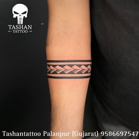 Hand Band Tattoo For Men Design, Mens Arm Band Tattoo Ideas, Maori Arm Band Tattoo Designs, Warrior Band Tattoo, Wrist Band Tattoo Men Design, Hand Belt Tattoo For Men, Tatoos Men Ideas Hand, Belt Tattoo For Men, Wrist Band Tattoo Men